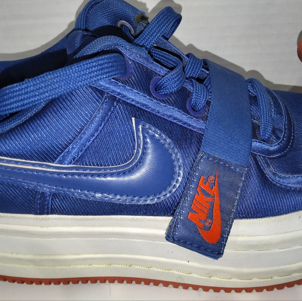 Nike Vandal 2K Women's Size 8 White Gym Blue Platform Sneaker AO2868-400 - Picture 3 of 6